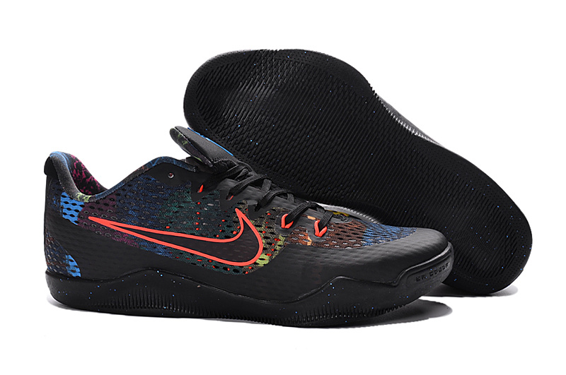 Nike Kobe 11 Black Colours Woven Basketball Shoes